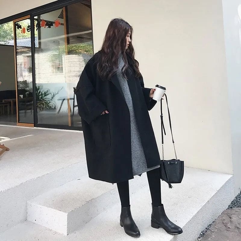 Trench-coat Oversize pour Femme Chic 4