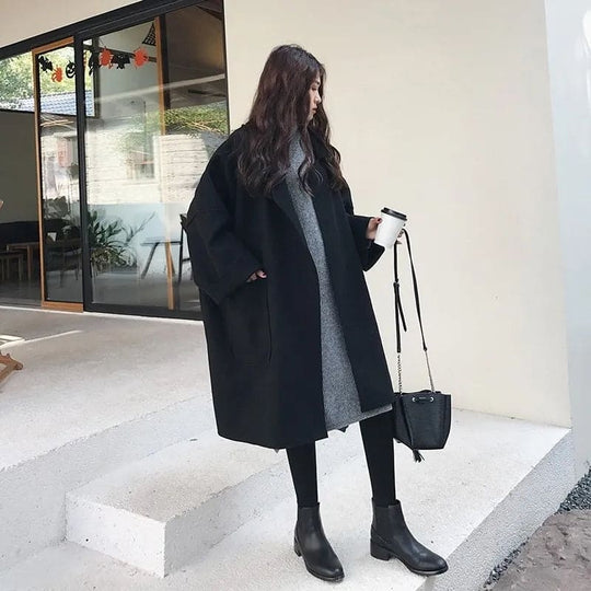 Trench-coat Oversize pour Femme Chic 4