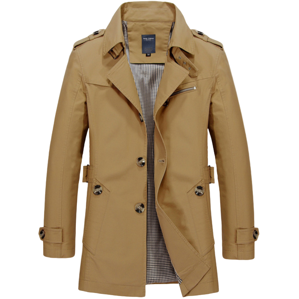 Trench-coat pour hommes au style intemporel 0