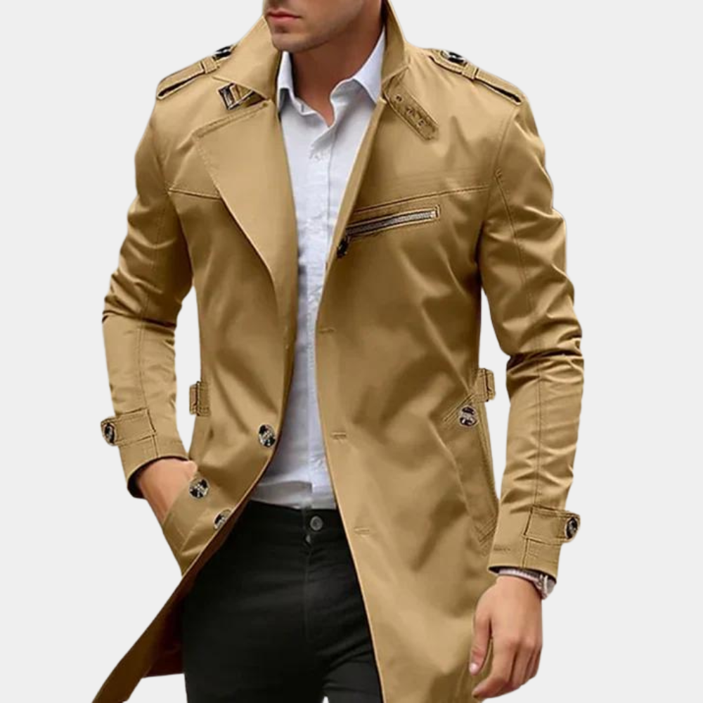 Trench-coat pour hommes au style intemporel 1