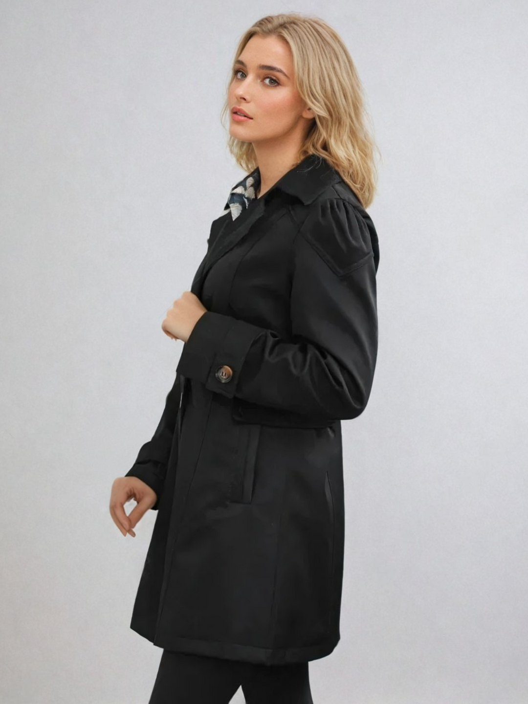 Trench pour Femmes Ajusté Chic 4