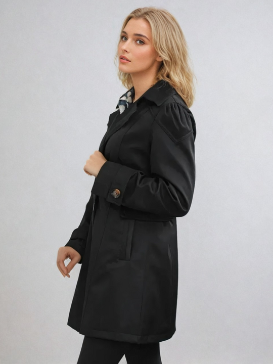Trench pour Femmes Ajusté Chic 4