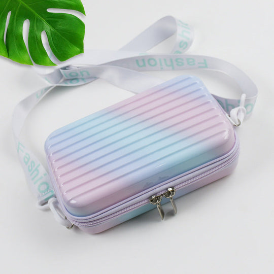 Trousse à Maquillage Compacte Texturée Unisexe avec Compartiments Organisationnels 1