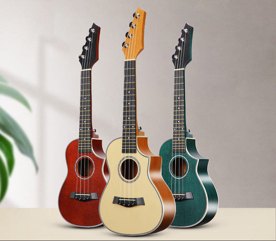 Ukulélé Acoustique Compact pour Musiciens Débutants et Confirmés 1