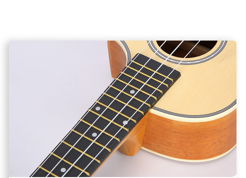 Ukulélé Acoustique Compact pour Musiciens Débutants et Confirmés 2