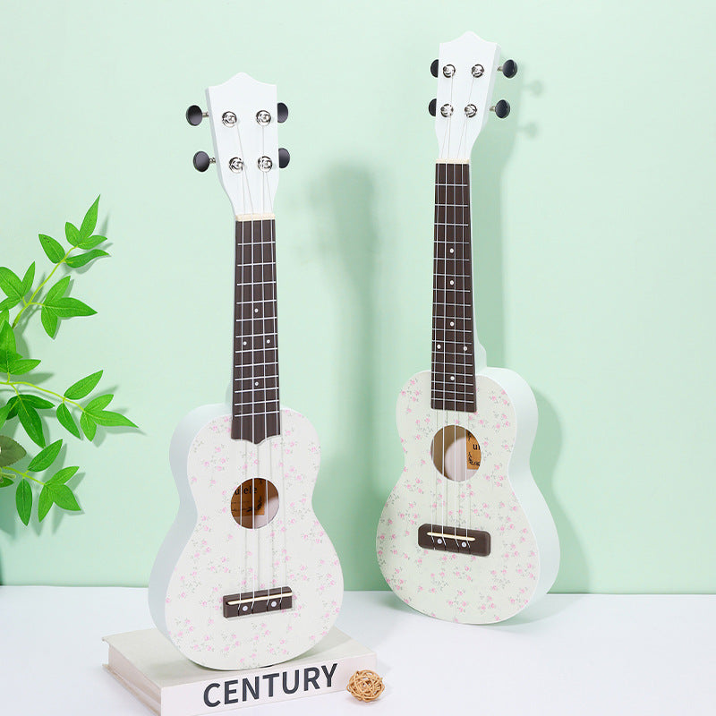 Ukulélé Débutant Floral Soprano Compact 0