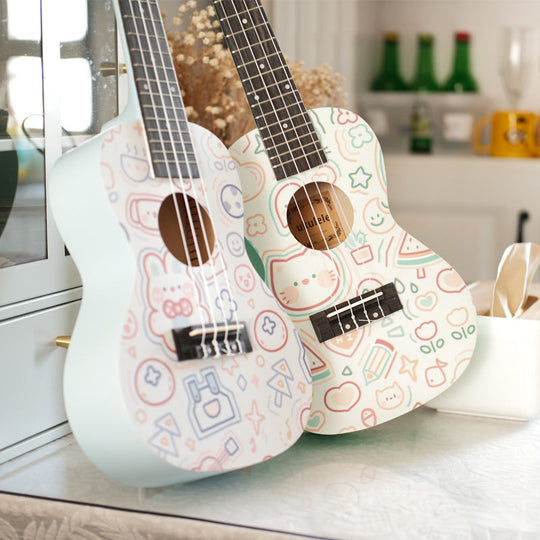 Ukulélé Éducatif Compact pour Enfants Design Ludique 7