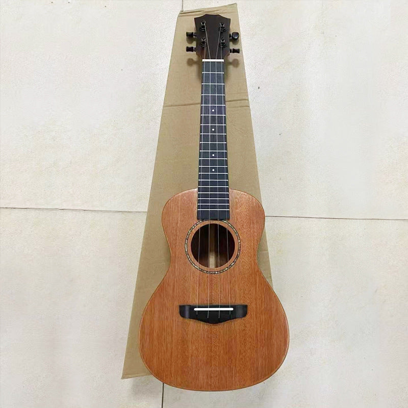 Ukulélé en bois massif pour homme et femme style classique 4