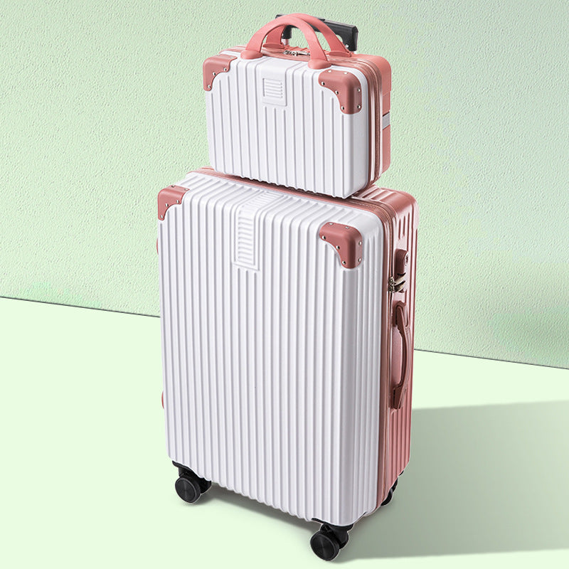 Valise Extensible Unisexe à Roulettes Légère et Maniable 28