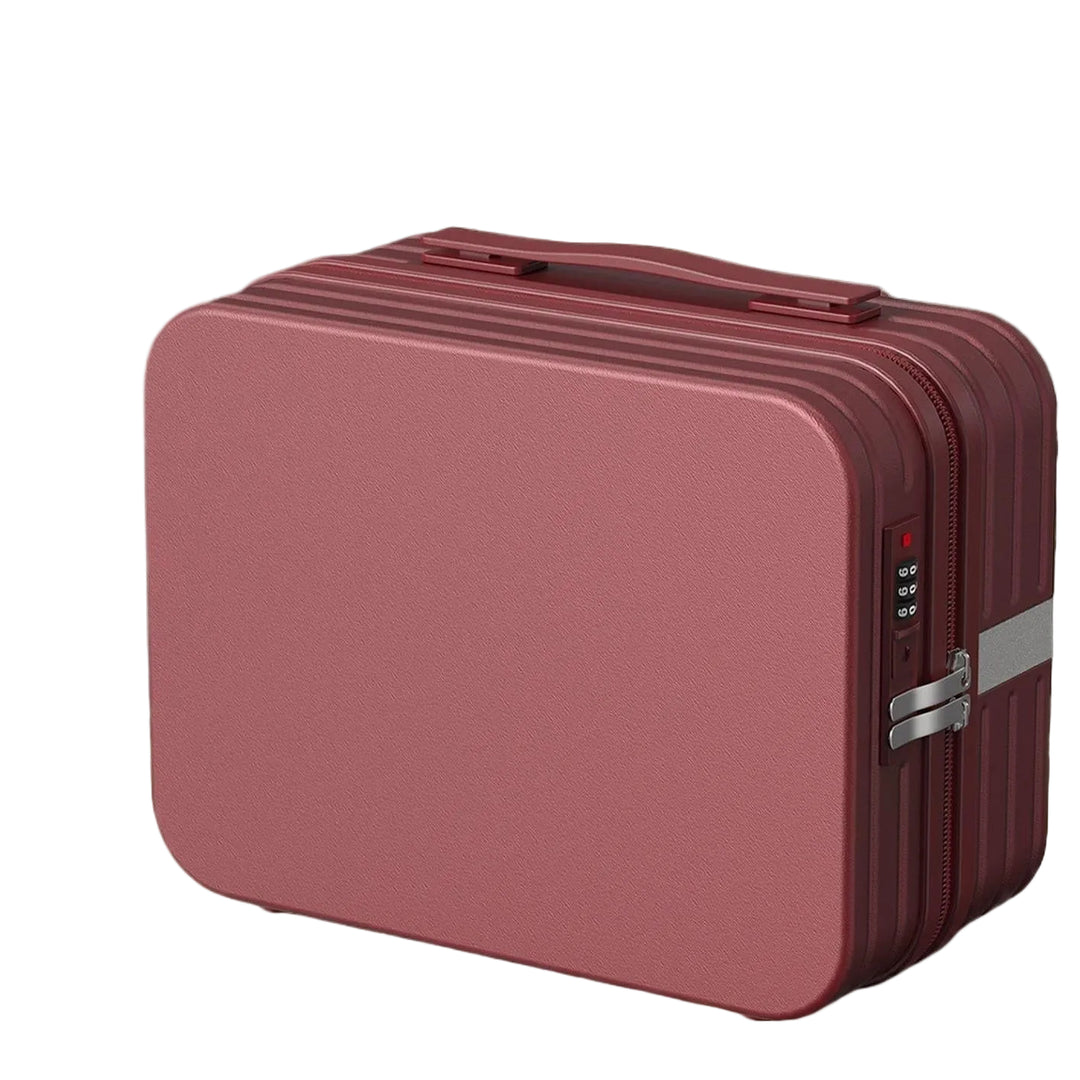 Valise Rigide Compacte avec Serrure à Combinaison Intégrée pour Femme 1