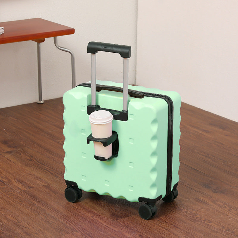 Valise à Roulettes Unisexe Design Texturé Fonctionnel avec Roues Multidirectionnelles 3