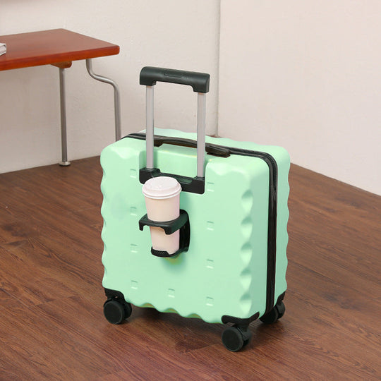 Valise à Roulettes Unisexe Design Texturé Fonctionnel avec Roues Multidirectionnelles 3