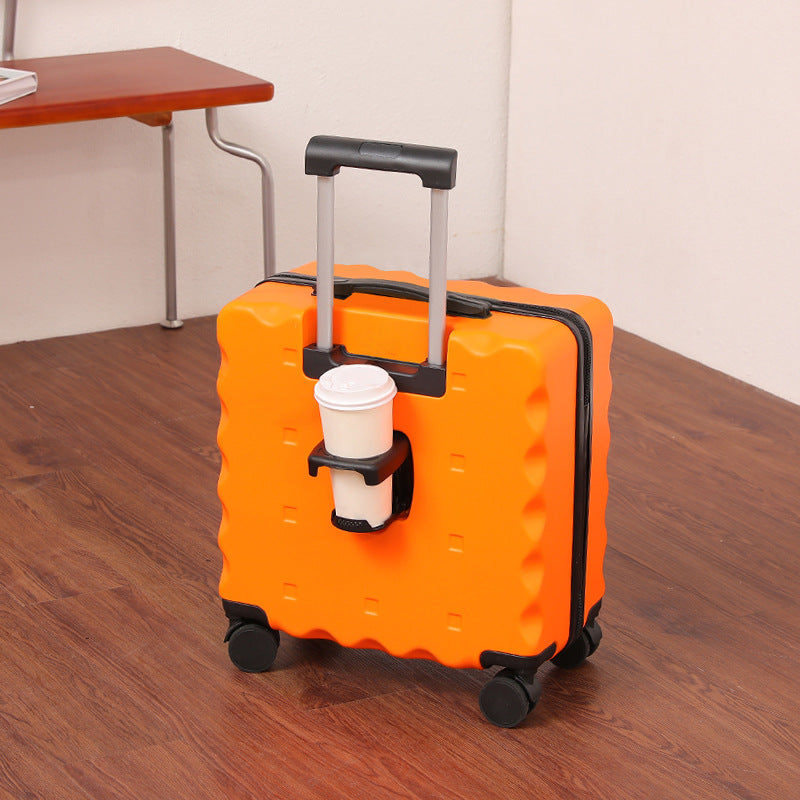 Valise à Roulettes Unisexe Design Texturé Fonctionnel avec Roues Multidirectionnelles 4