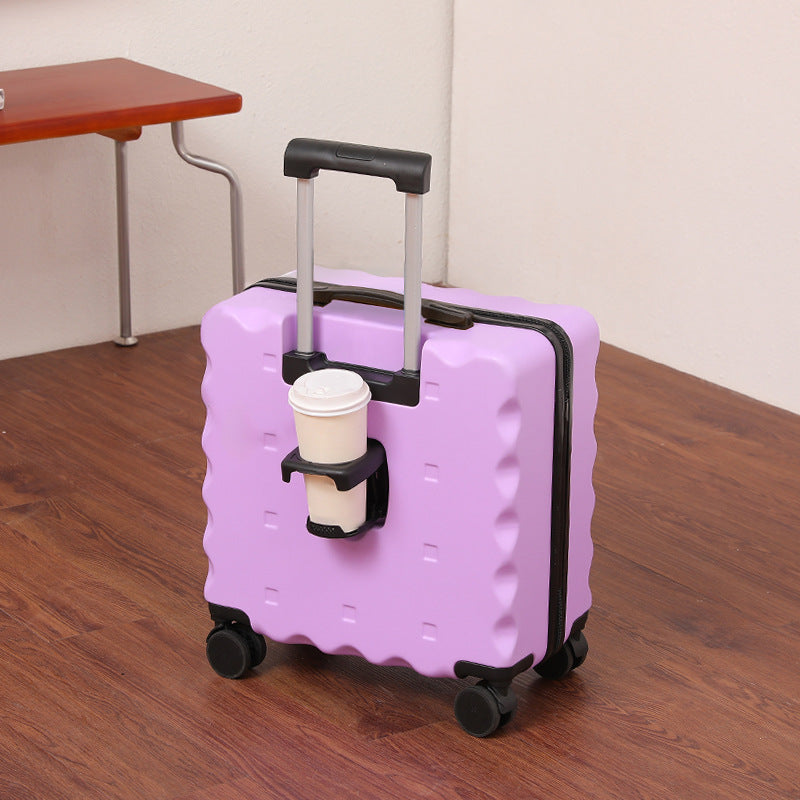 Valise à Roulettes Unisexe Design Texturé Fonctionnel avec Roues Multidirectionnelles 5