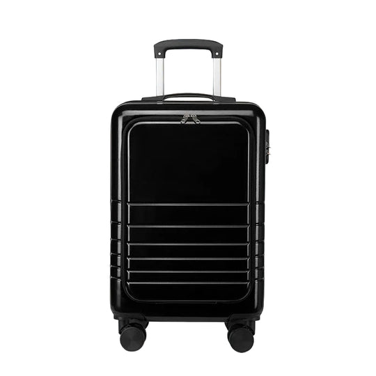 Valise cabine unisexe à roulettes design moderne 0