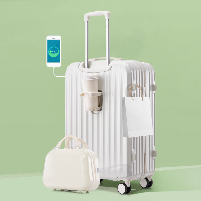 Valise de Voyage Unisexe À Coque Rigide Avec Port USB Intégré 4