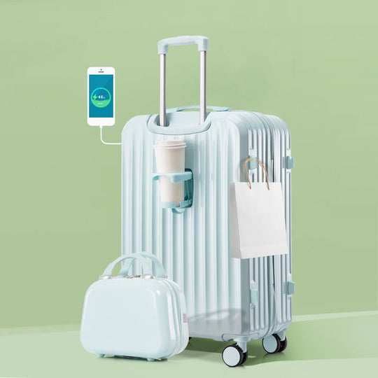 Valise de Voyage Unisexe À Coque Rigide Avec Port USB Intégré 7