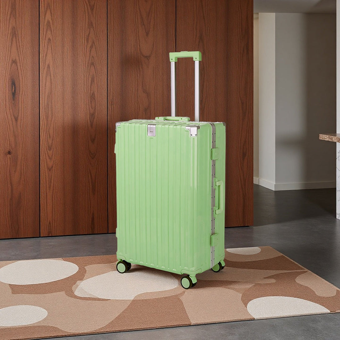 Valise de voyage rigide multi-roues unisexe résistante 3