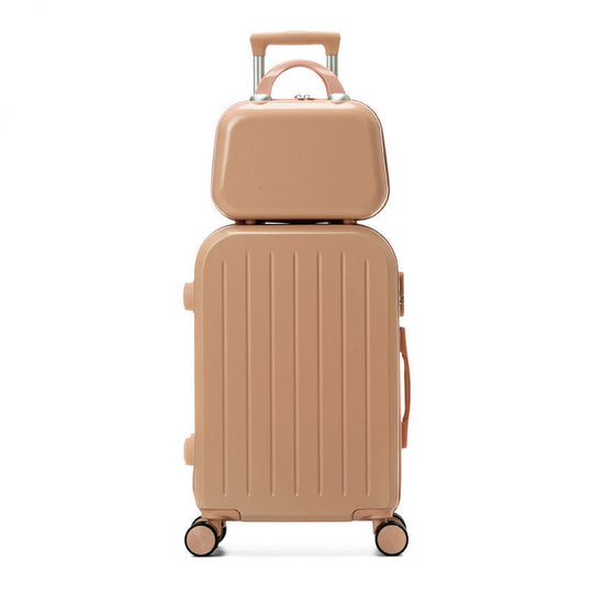 Valise de voyage rigide unisexe à roulettes multidirectionnelles 20