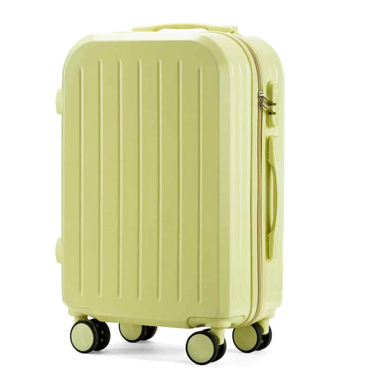 Valise de voyage rigide unisexe à roulettes multidirectionnelles 26