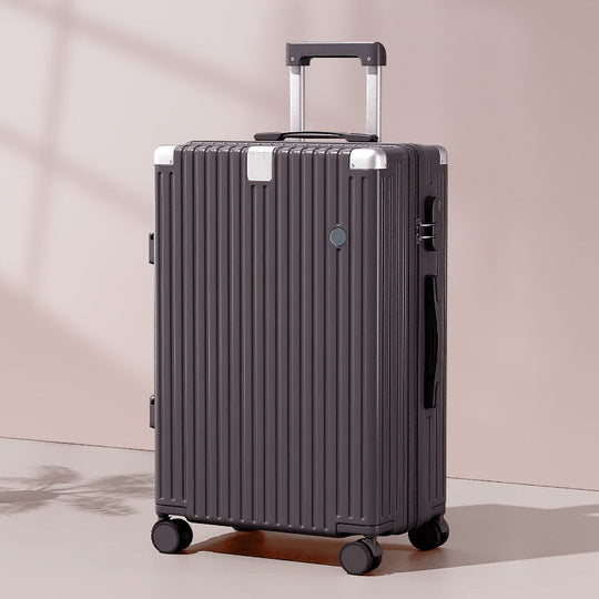 Valise de voyage rigide unisexe à roulettes multidirectionnelles 4