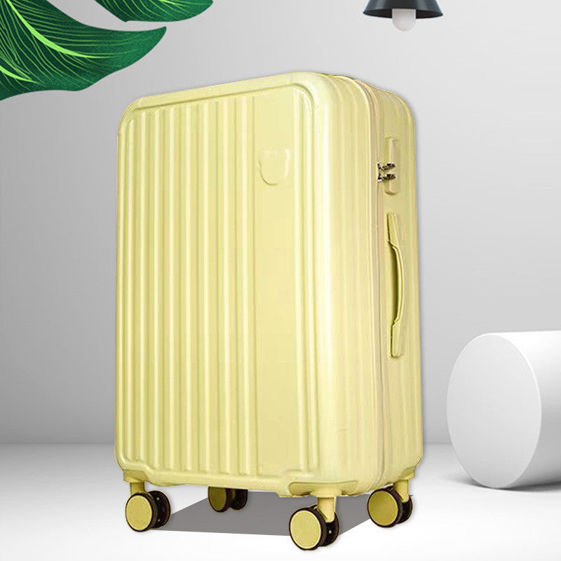 Valise de voyage rigide unisexe à roulettes multidirectionnelles 6