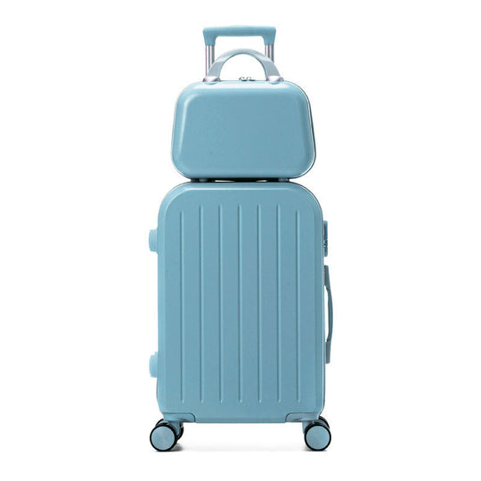 Valise de voyage rigide unisexe à roulettes multidirectionnelles 8