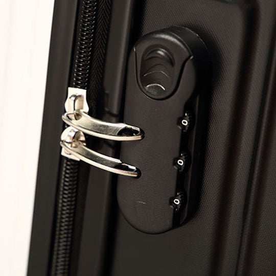 Valise rigide unisexe à roulettes multidirectionnelles pratique et résistante 4