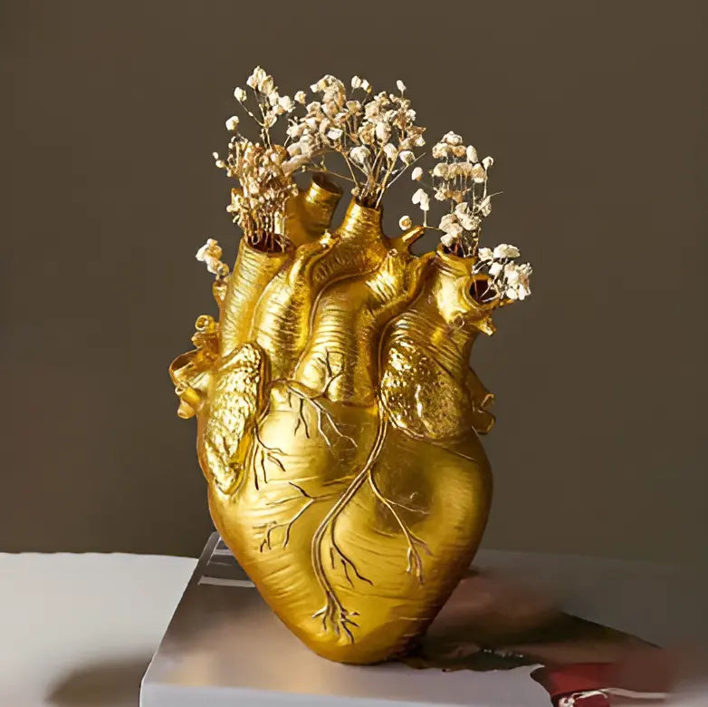 Vase Décoratif En Forme De Cœur Pour Decoration Intérieure Unique 1