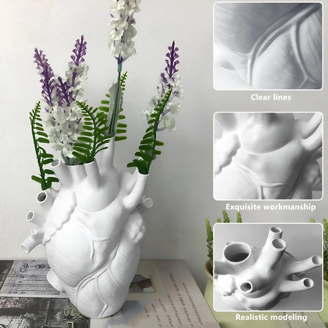 Vase Décoratif En Forme De Cœur Pour Decoration Intérieure Unique 6