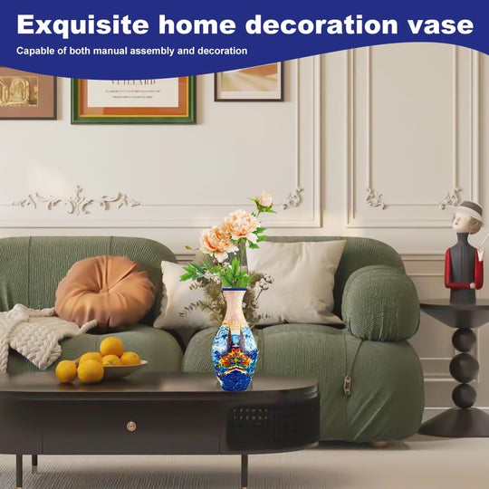 Vase de Puzzle 3D Décoratif pour Fleurs 2