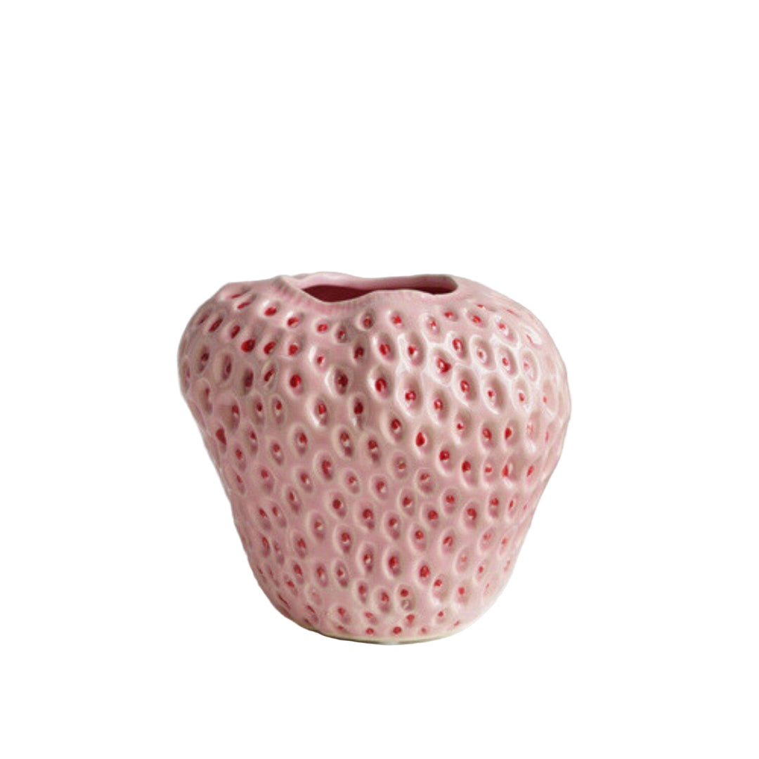 Vase en Céramique en Forme de Fraise Décoratif 0
