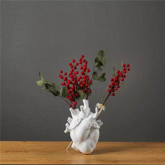 Vase en Forme de Cœur Anatomique Unique 2