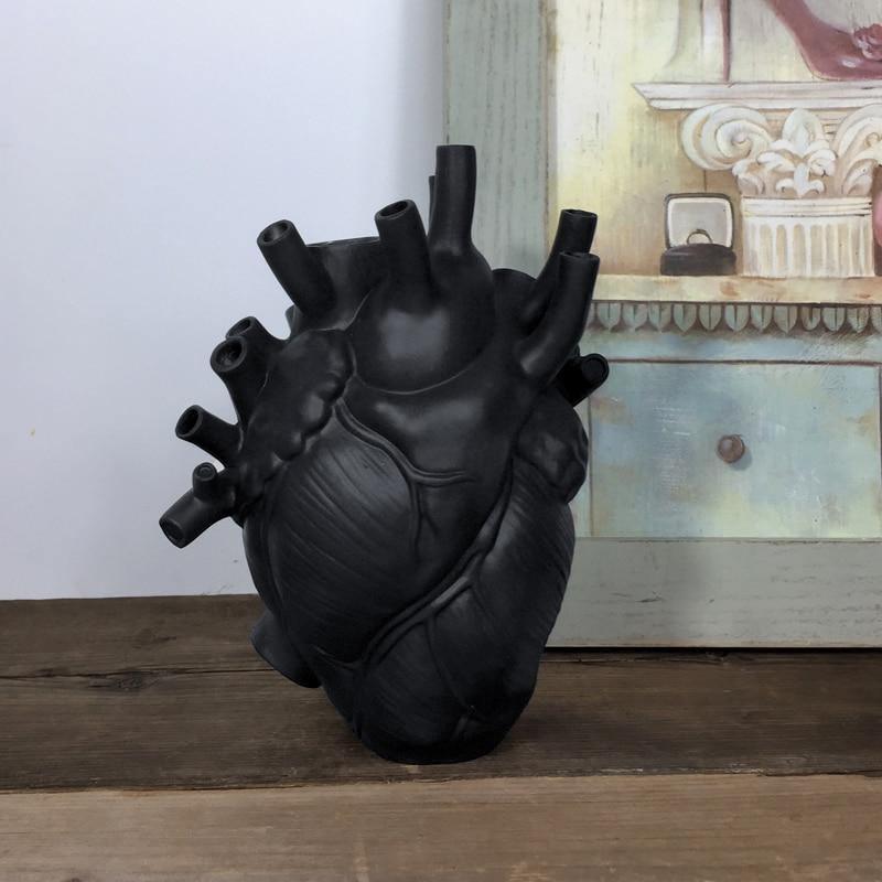 Vase en Forme de Cœur Anatomique Unique 3