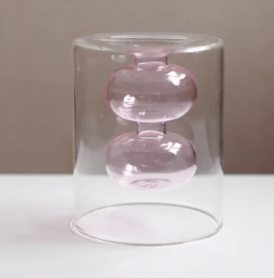 Vase en verre coloré nordique artistique 9