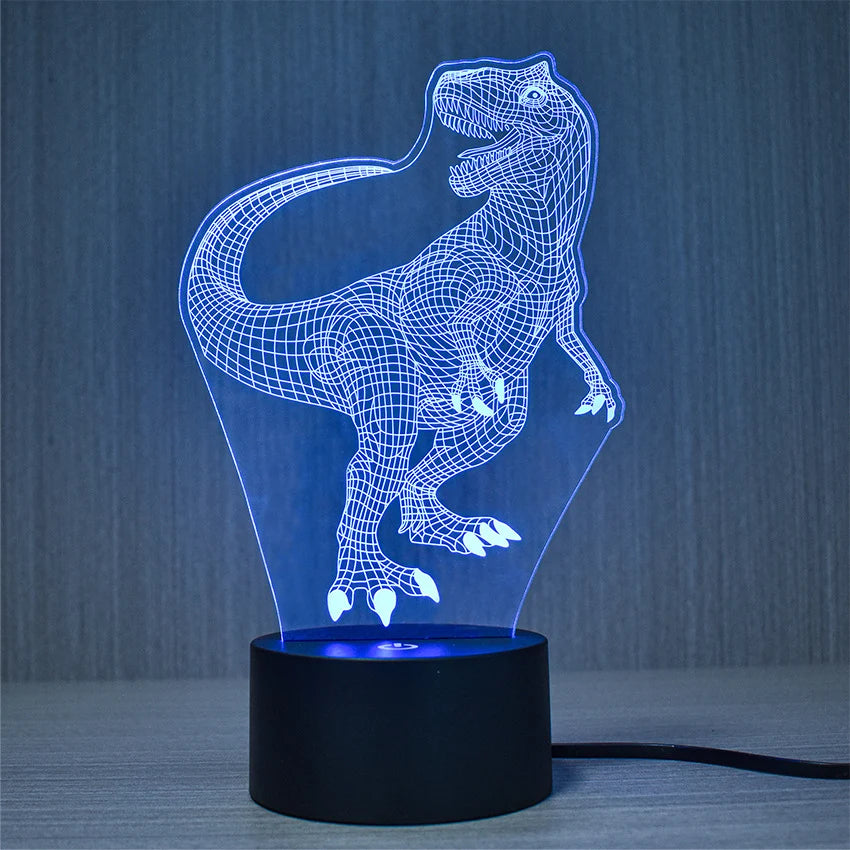 Veilleuse 3D à LED Multicolore USB pour Chambre 2