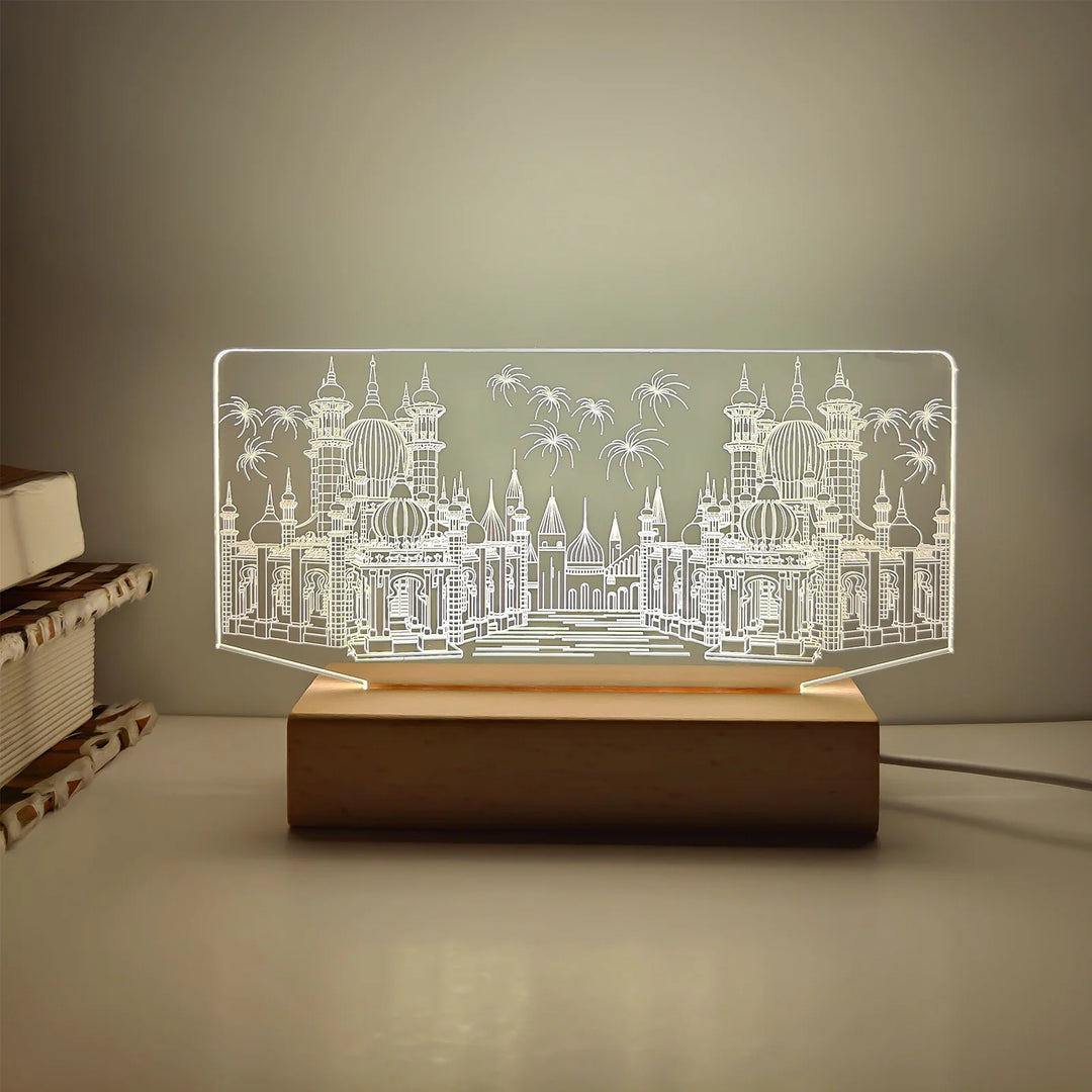 Veilleuse 3D pour intérieur design moderne 1