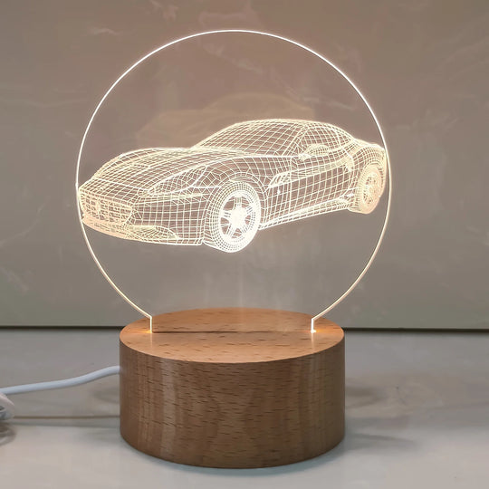 Veilleuse 3D pour intérieur design moderne 7