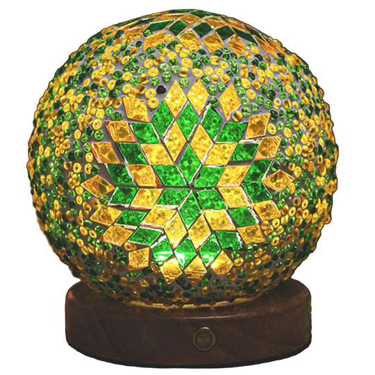 Veilleuse en Verre Mosaïque Boho 0