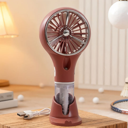Ventilateur Brumisateur Portable Rechargeable Avec Pulvérisation 10