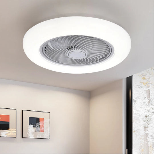 Ventilateur Plafond Silencieux Avec Éclairage Intégré Et Télécommande 0