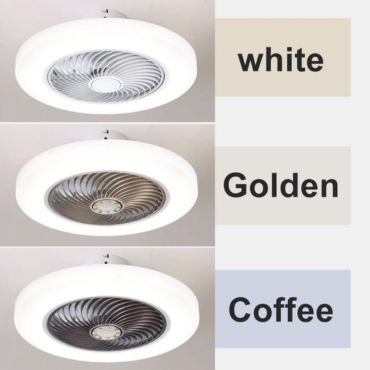 Ventilateur Plafond Silencieux Avec Éclairage Intégré Et Télécommande 2