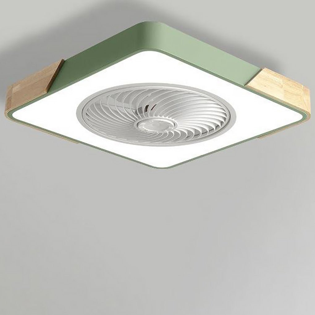 Ventilateur Plafond Silencieux Avec Éclairage LED Intégré Design Moderne 10