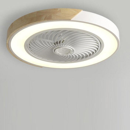 Ventilateur Plafond Silencieux Avec Éclairage LED Intégré Design Moderne 4
