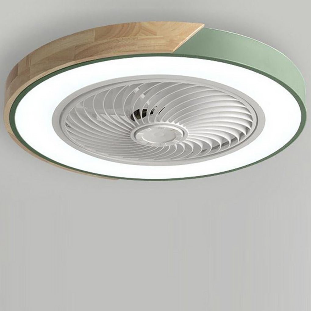 Ventilateur Plafond Silencieux Avec Éclairage LED Intégré Design Moderne 5