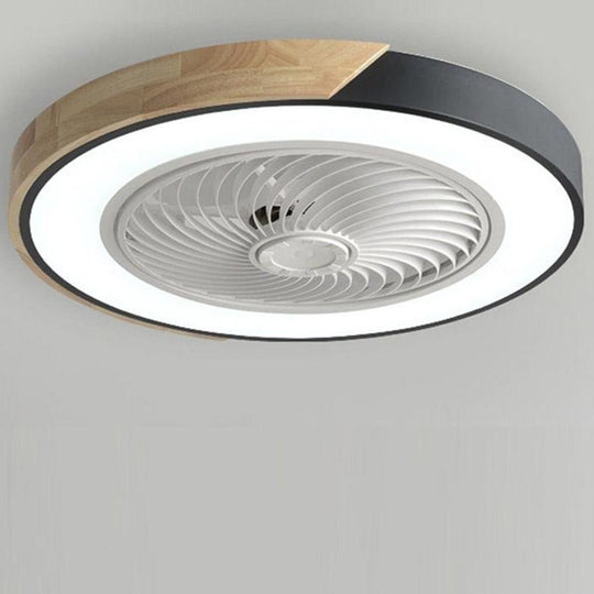 Ventilateur Plafond Silencieux Avec Éclairage LED Intégré Design Moderne 6