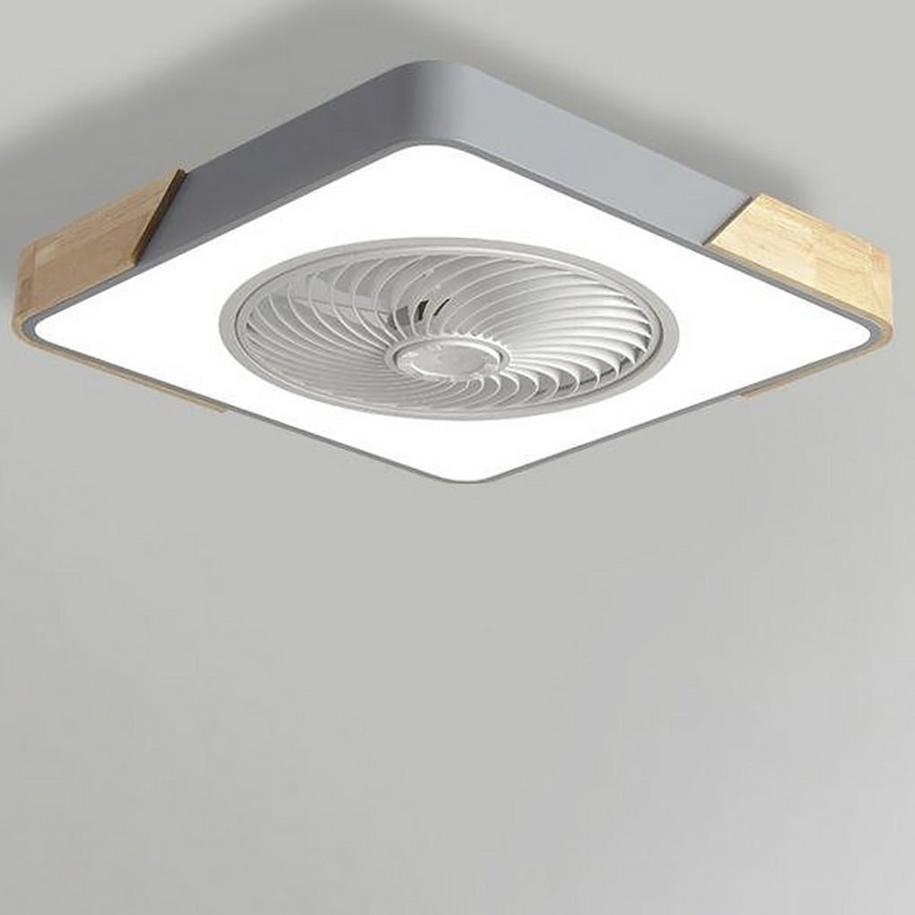 Ventilateur Plafond Silencieux Avec Éclairage LED Intégré Design Moderne 7