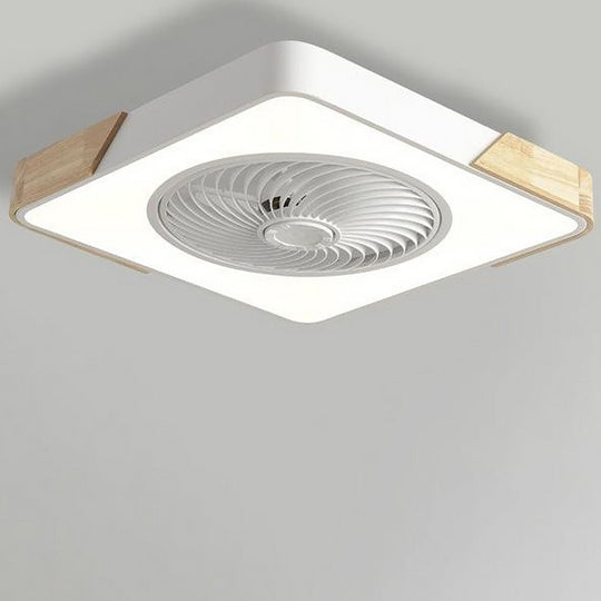 Ventilateur Plafond Silencieux Avec Éclairage LED Intégré Design Moderne 8