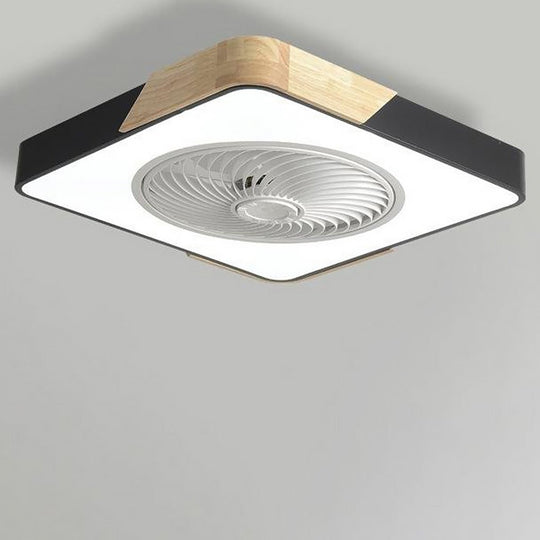 Ventilateur Plafond Silencieux Avec Éclairage LED Intégré Design Moderne 9