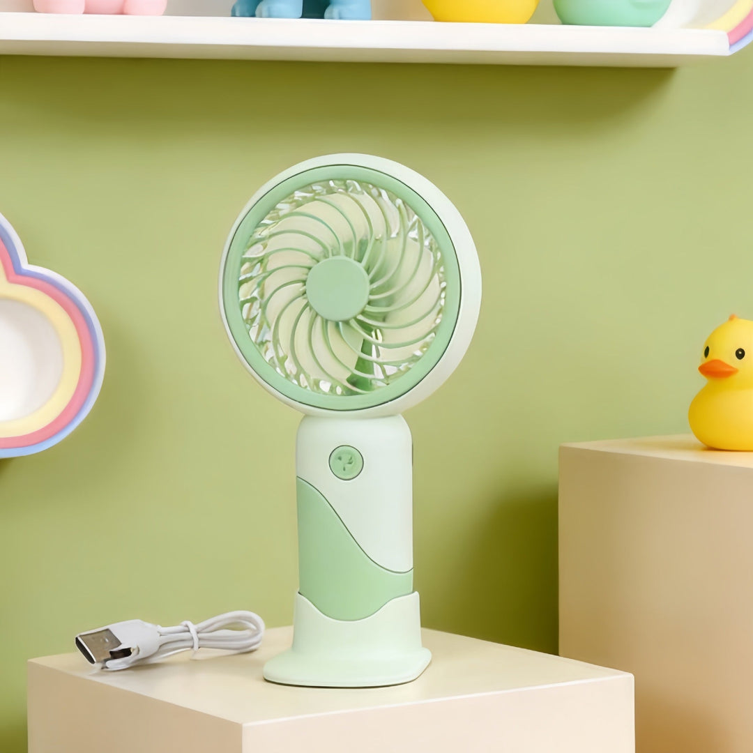 Ventilateur Portable Compact Avec Contrôle de Vitesse Ajustable 5